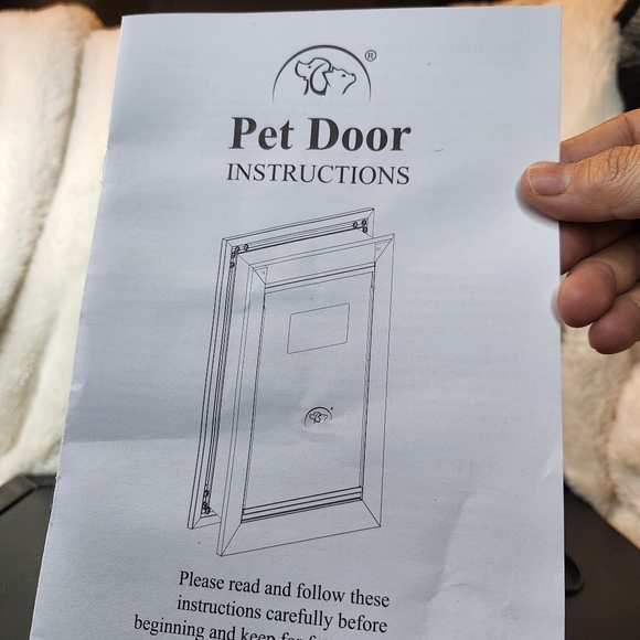 Med Waterproof Aluminum Frame 2 panels " The Brand Says It All" Pet Door - Picture 9 of 11